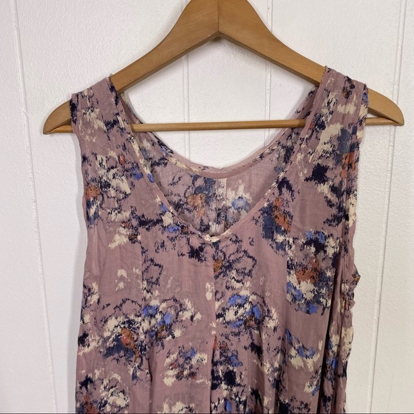Lush Purple Floral Swing Dress - Picture 7 of 7